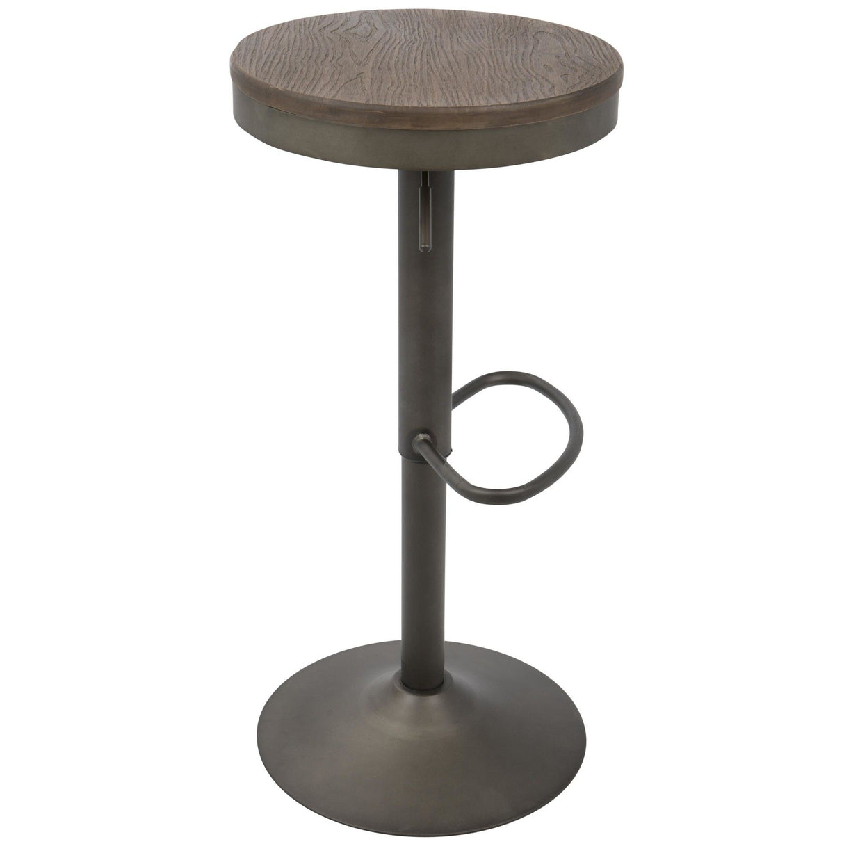 Dakota - Adjustable Barstool - Antique Metal