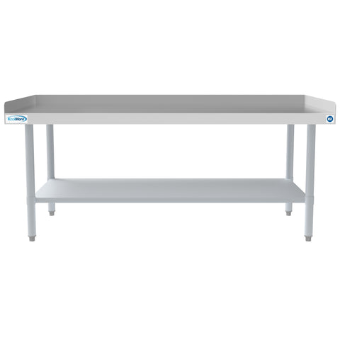 30" x 60" 16-Gauge Stainless Steel Equipment Stand with Galvanized Undershelf, EQT-163060.