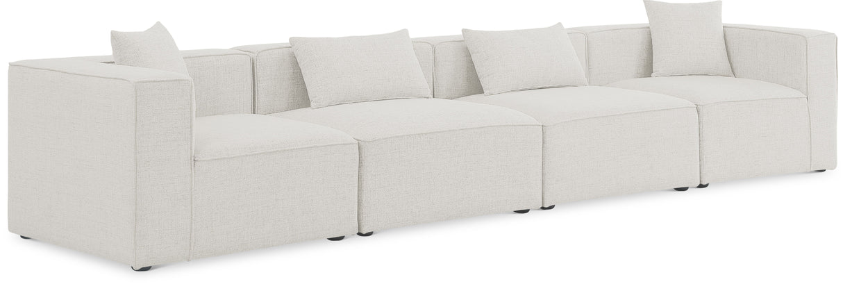 Cube - Linen Modular 4 Seat Sofa