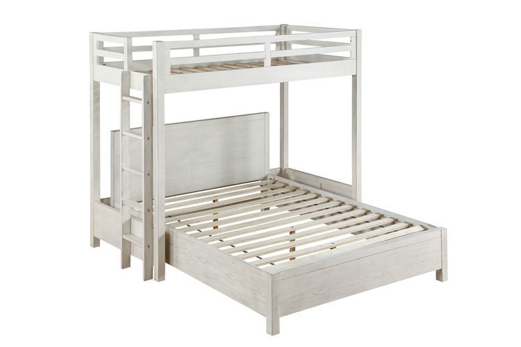 Celerina - Queen Bed - Weathered White