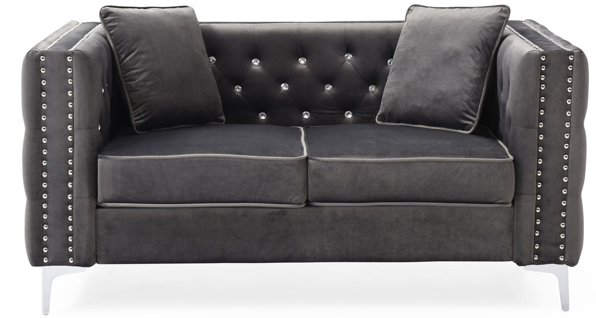 Elegant Track Arm Loveseat