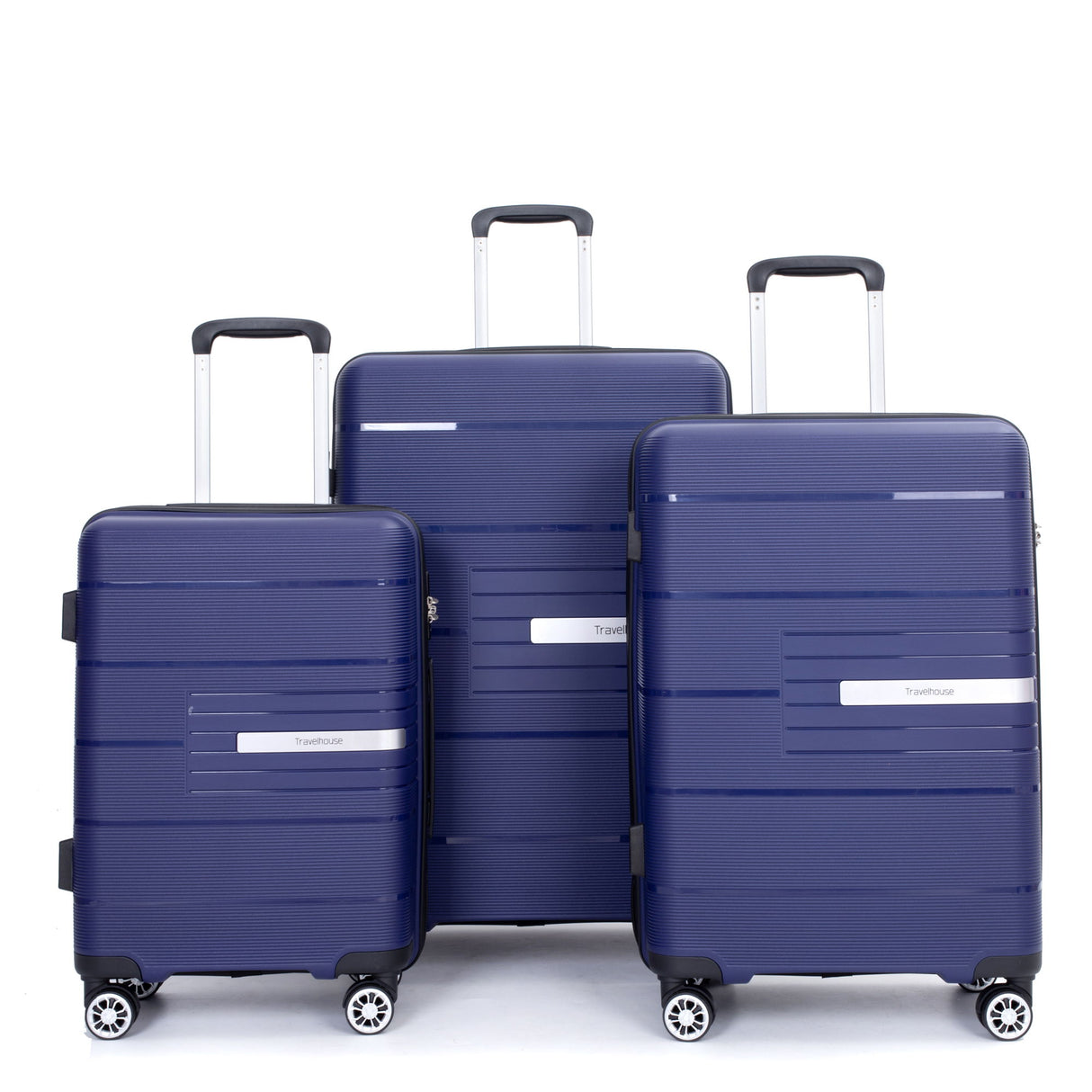 Hardshell Suitcase Double Spinner Wheels Luggage Sets, Lightweight With Tsa Lock, 3 Piece Set