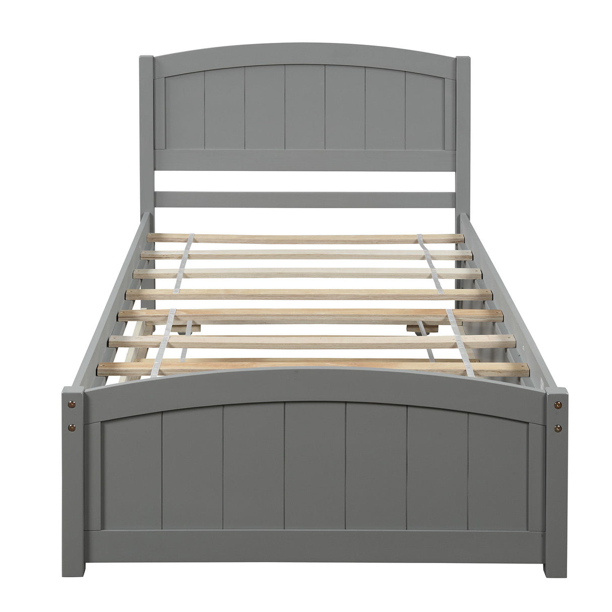 Platform Bed & Headboard, Footboard And Wood Slat Support