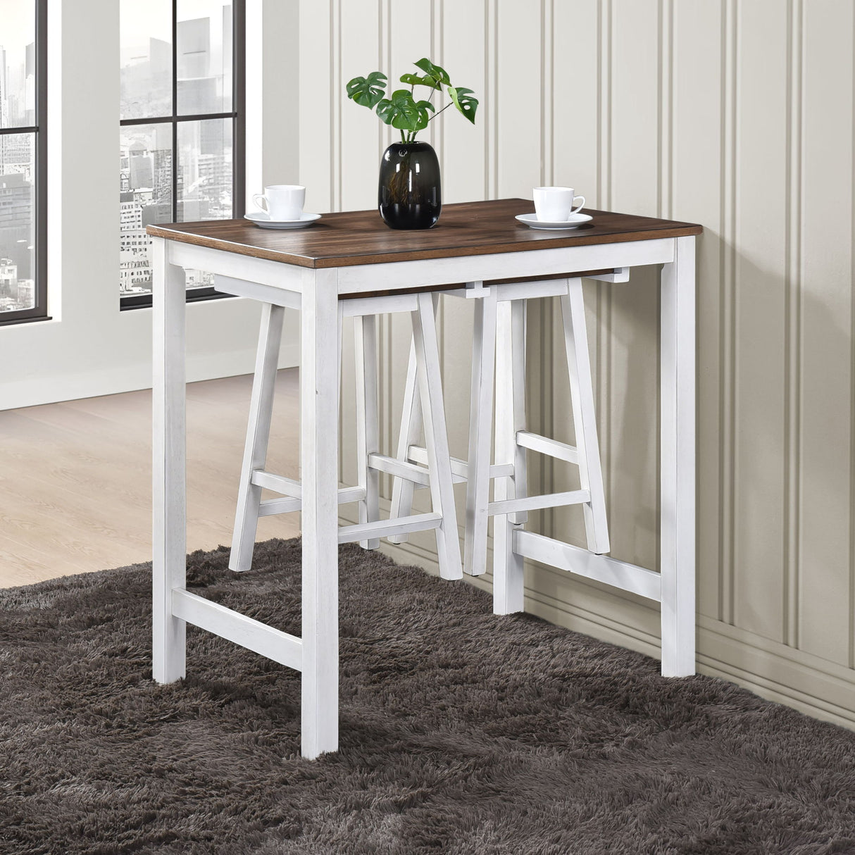 3 Pieces Counter Height Set