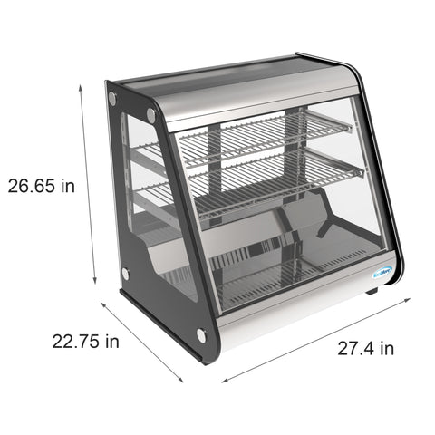 27 in. Countertop Display Refrigerator - 4.6 Cu Ft. CDC-4C-BK