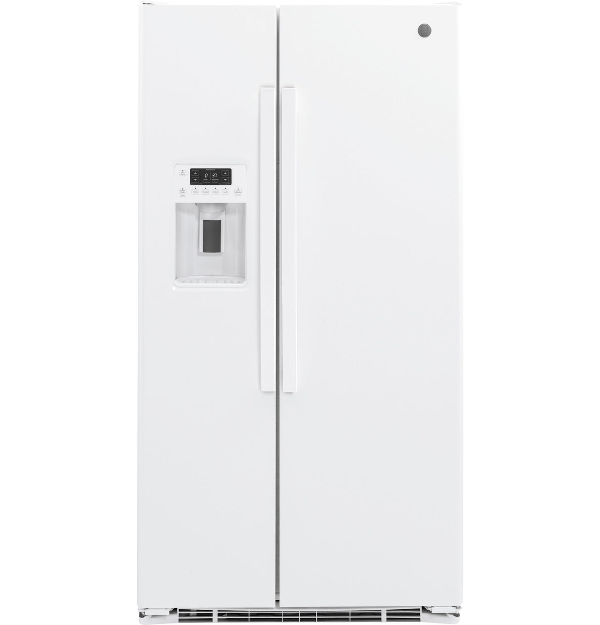 GE GZS22DGJWW - 36 in. 21.9 cu. ft. Counter Depth Side by Side Refrigerator with Ice & Water Dispenser - White