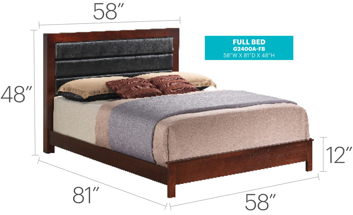 Transitional Modern Design Bed