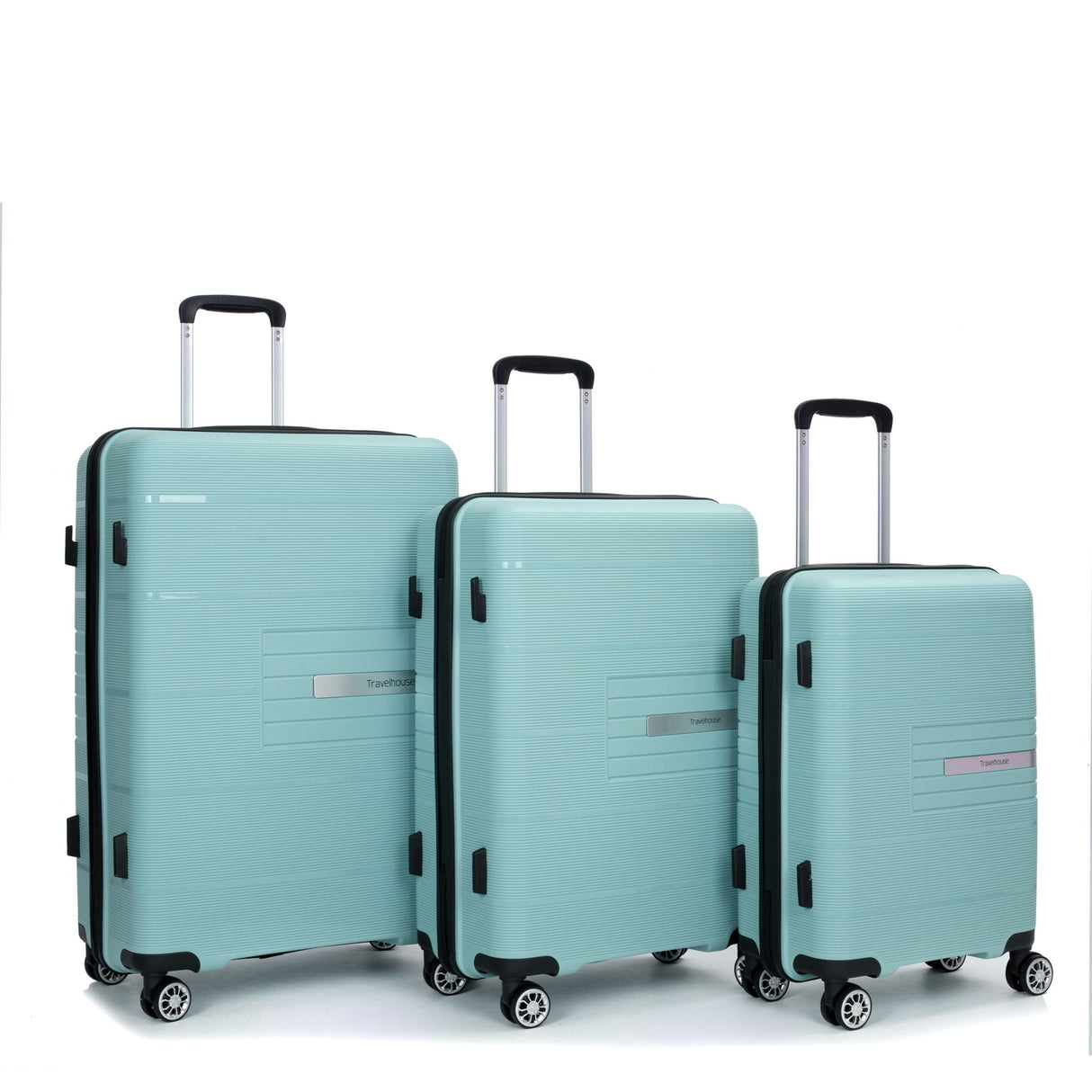 Hardshell Suitcase Double Spinner Wheels Luggage Sets, Lightweight With Tsa Lock, 3 Piece Set