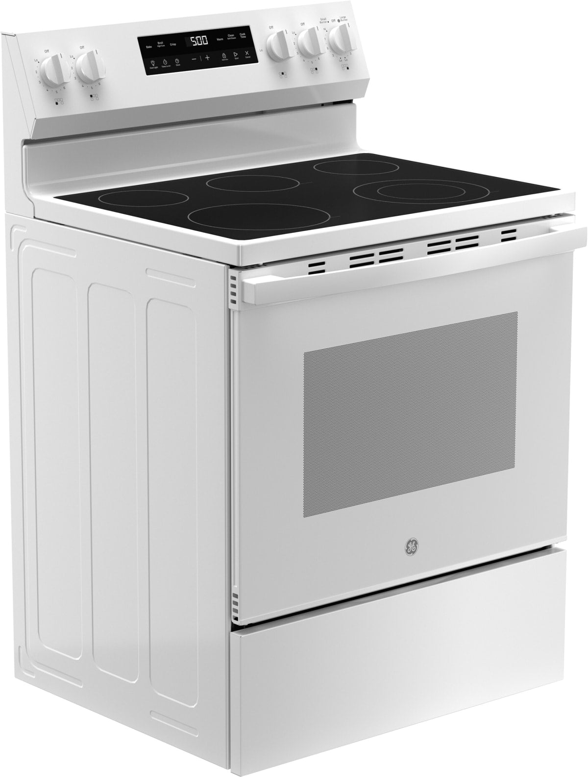 GE GRF500PVWW 30-inch Electric Range White - Oven Interior