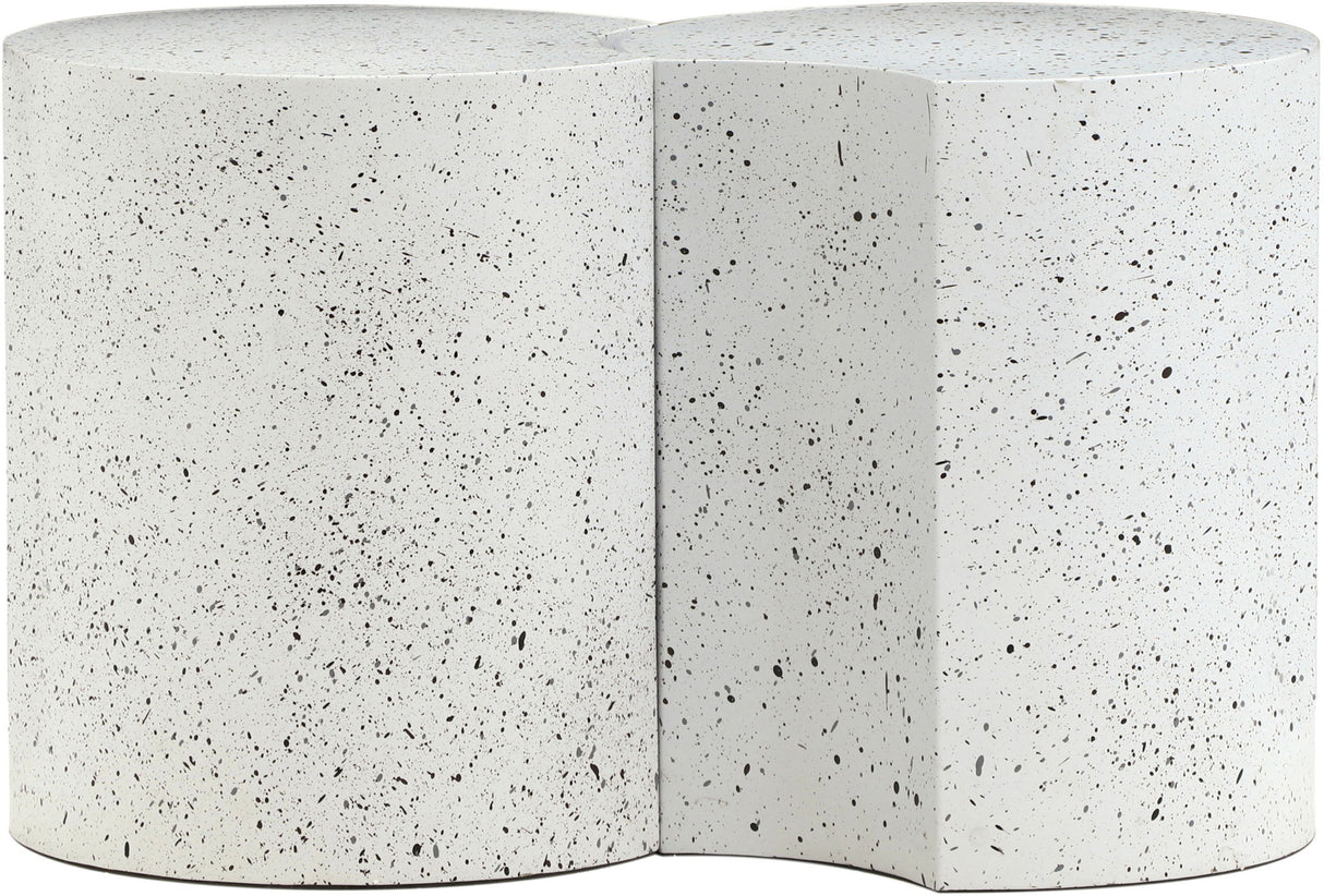 Dimple - End Table - Terazzo Finish