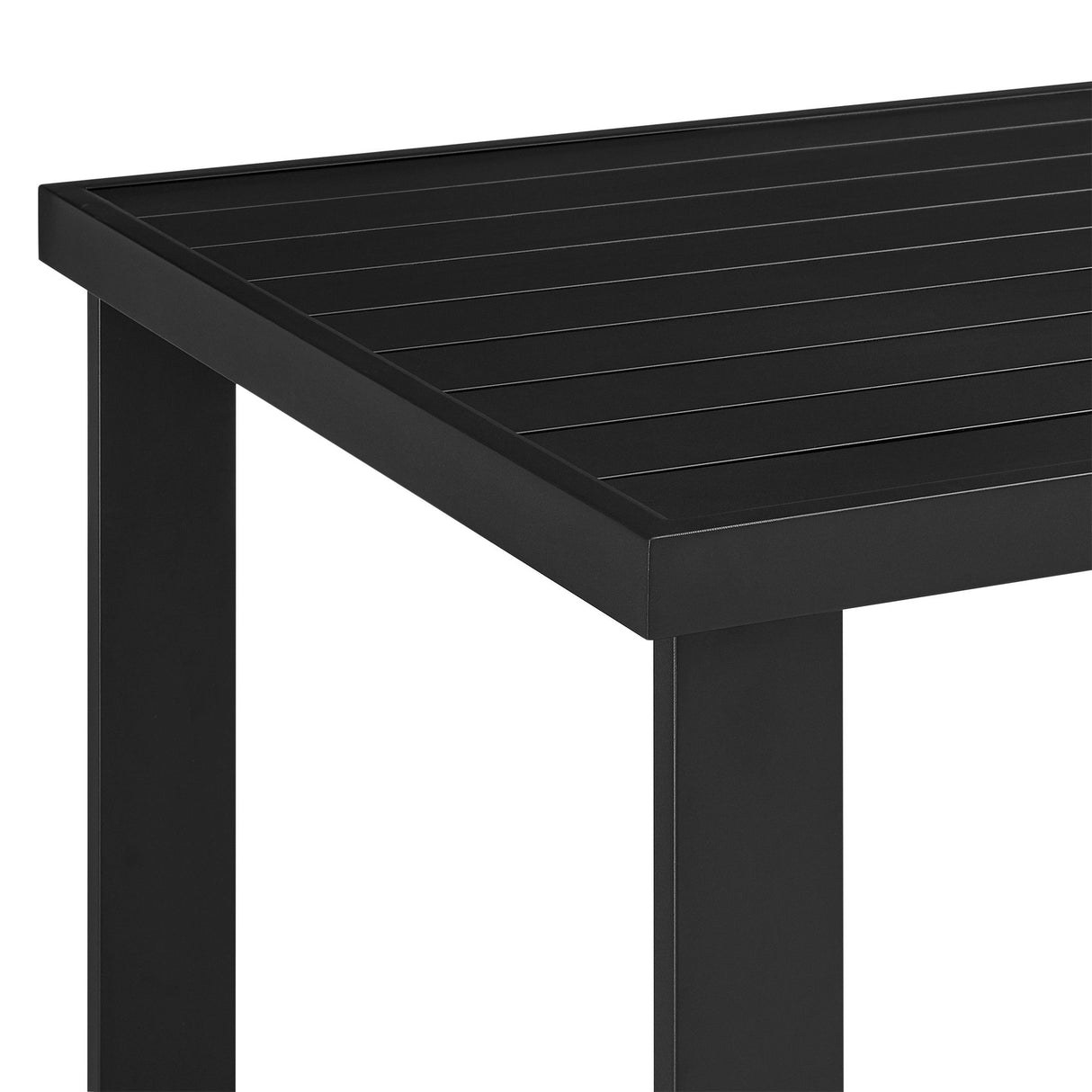 Alegria - Outdoor Patio Bar Height Dining Table In Aluminum