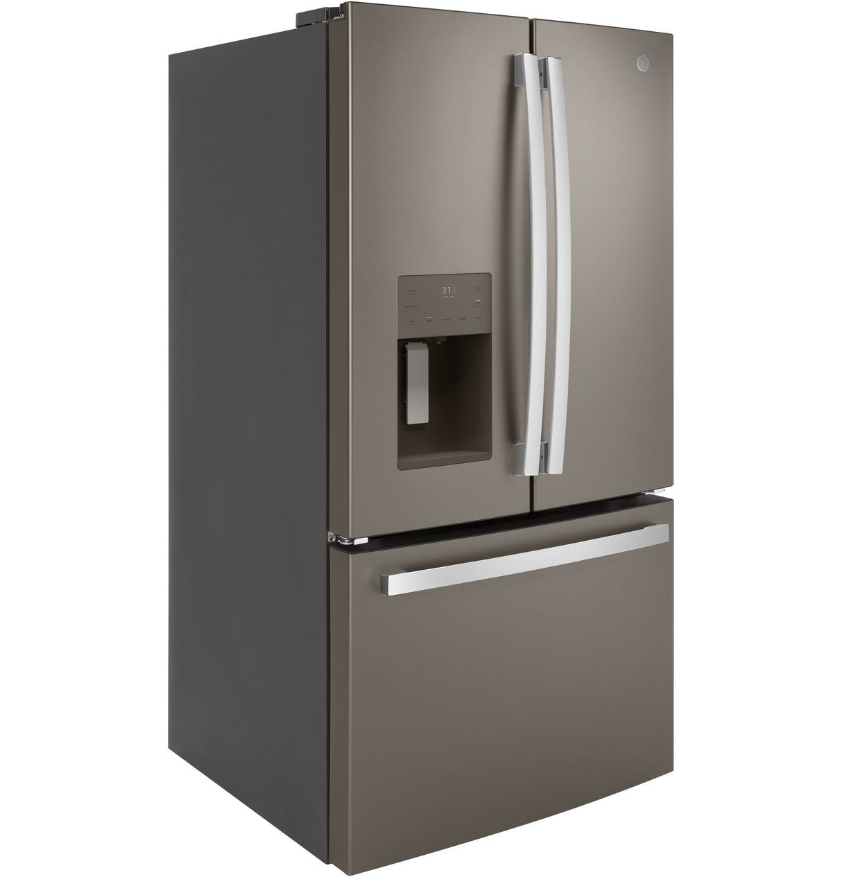 GE GFE26JMMES - 36 in. 25.6 cu. ft. French Door Refrigerator with Ice & Water Dispenser - Fingerprint Resistant Slate