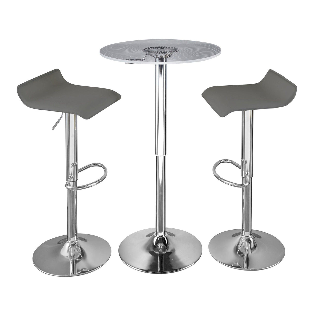 Spyra - Ale 3 Piece Bar Set - Chrome Metal