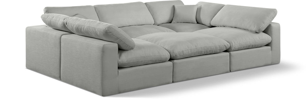 Comfy - 6 Piece Linen Sectional
