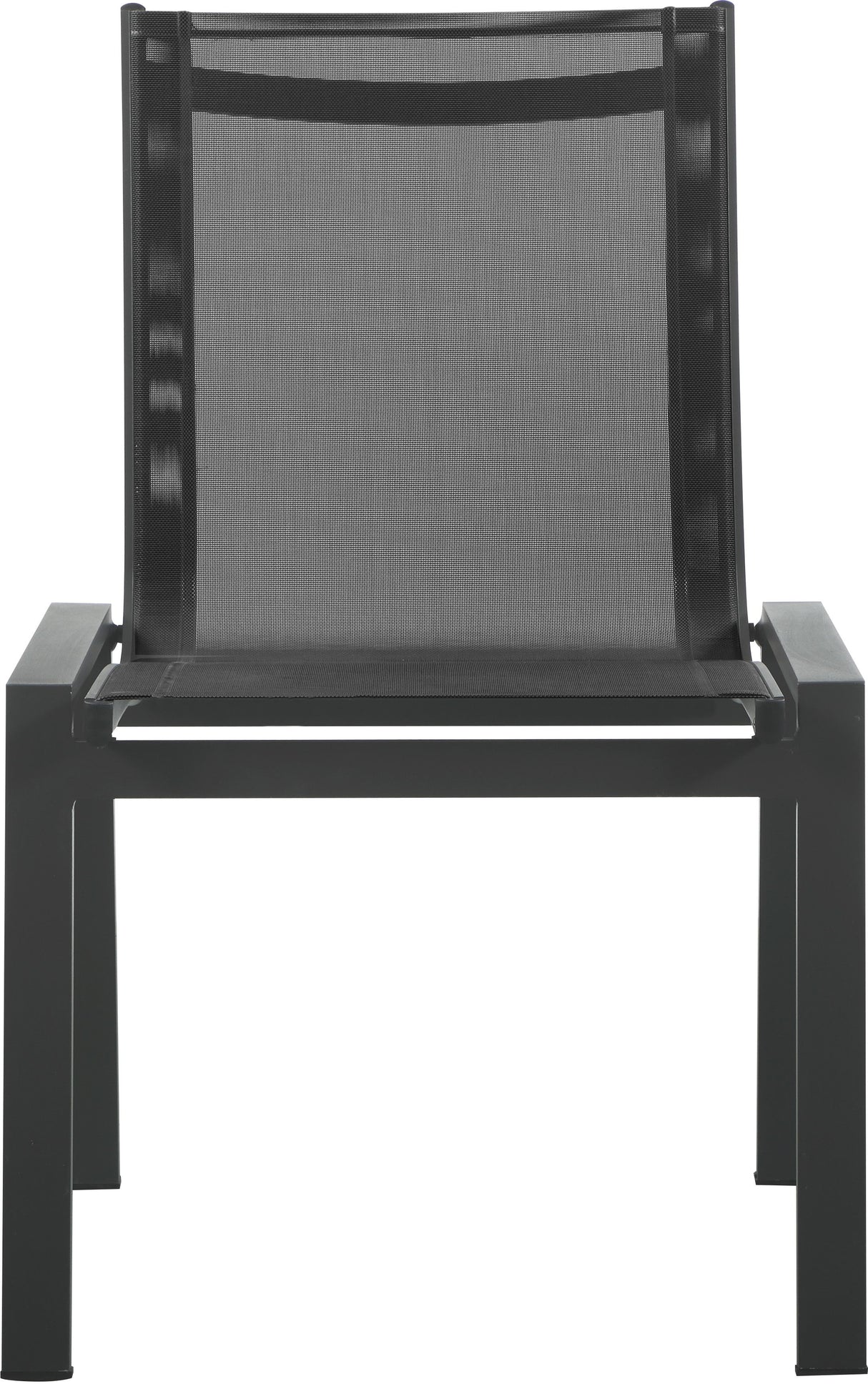 Nizuc - Outdoor Patio Dining Chair With Gray Frame (Set of 2)