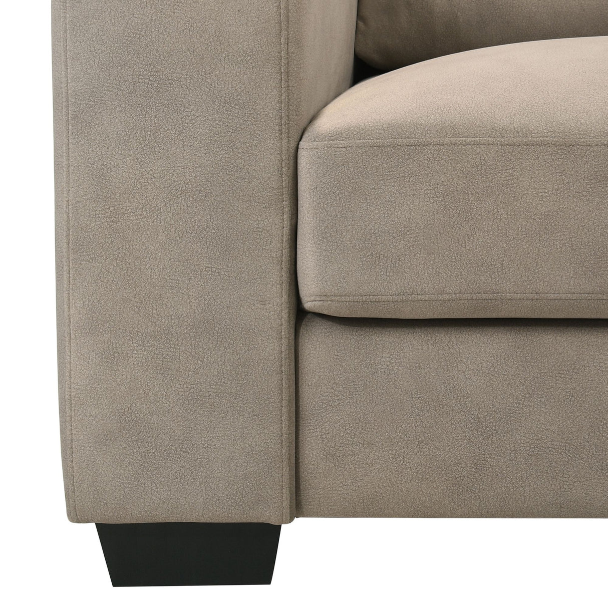 Yvonne - Fabric Sofa With Track Arms
