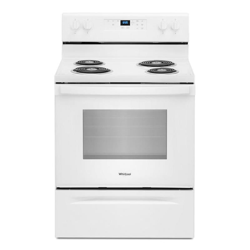 Whirlpool WFC315S0JW 30" 4.8 cu. ft. Freestanding Electric Range in White