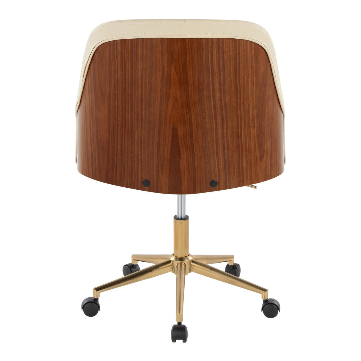 Bacci - Office Chair - Gold Metal Base