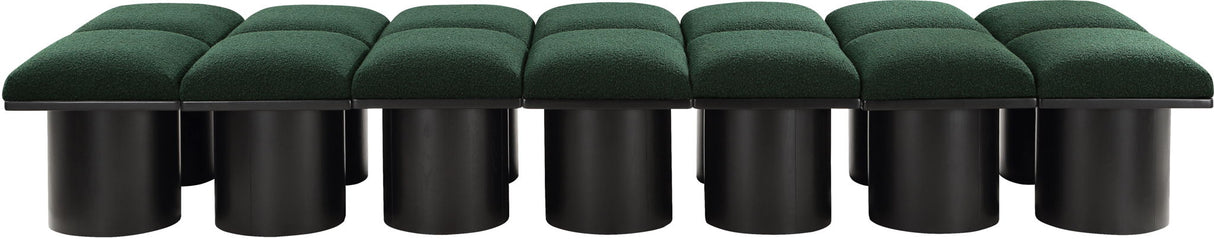 Pavilion - 14 Piece Modular Bench With Black Base
