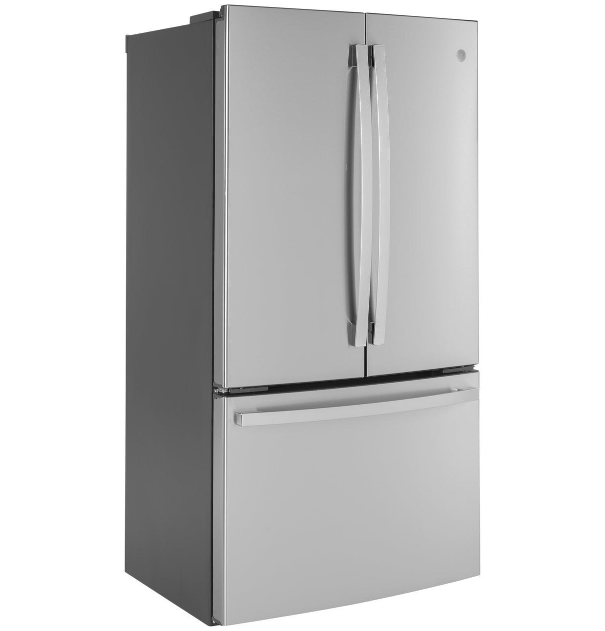 GE GWE23GYNFS - 36 in. 23.1 cu. ft. Counter Depth French Door Refrigerator with Ice Maker - Fingerprint Resistant Stainless