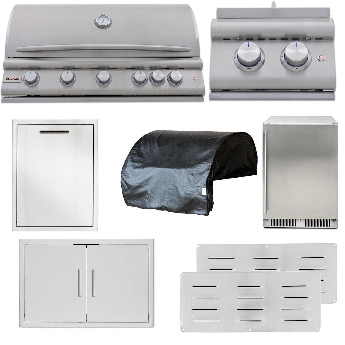 Blaze LTE+ 8-Piece 40-Inch Natural Gas Outdoor Kitchen Package