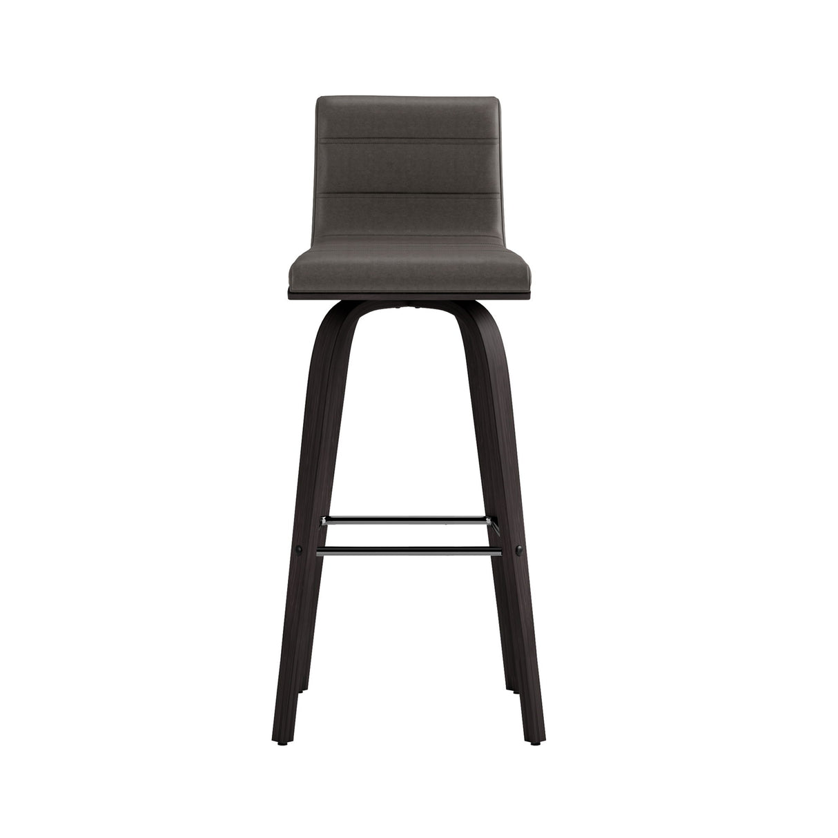 Vienna - 30" Swivel Bar Stool - Black Wood