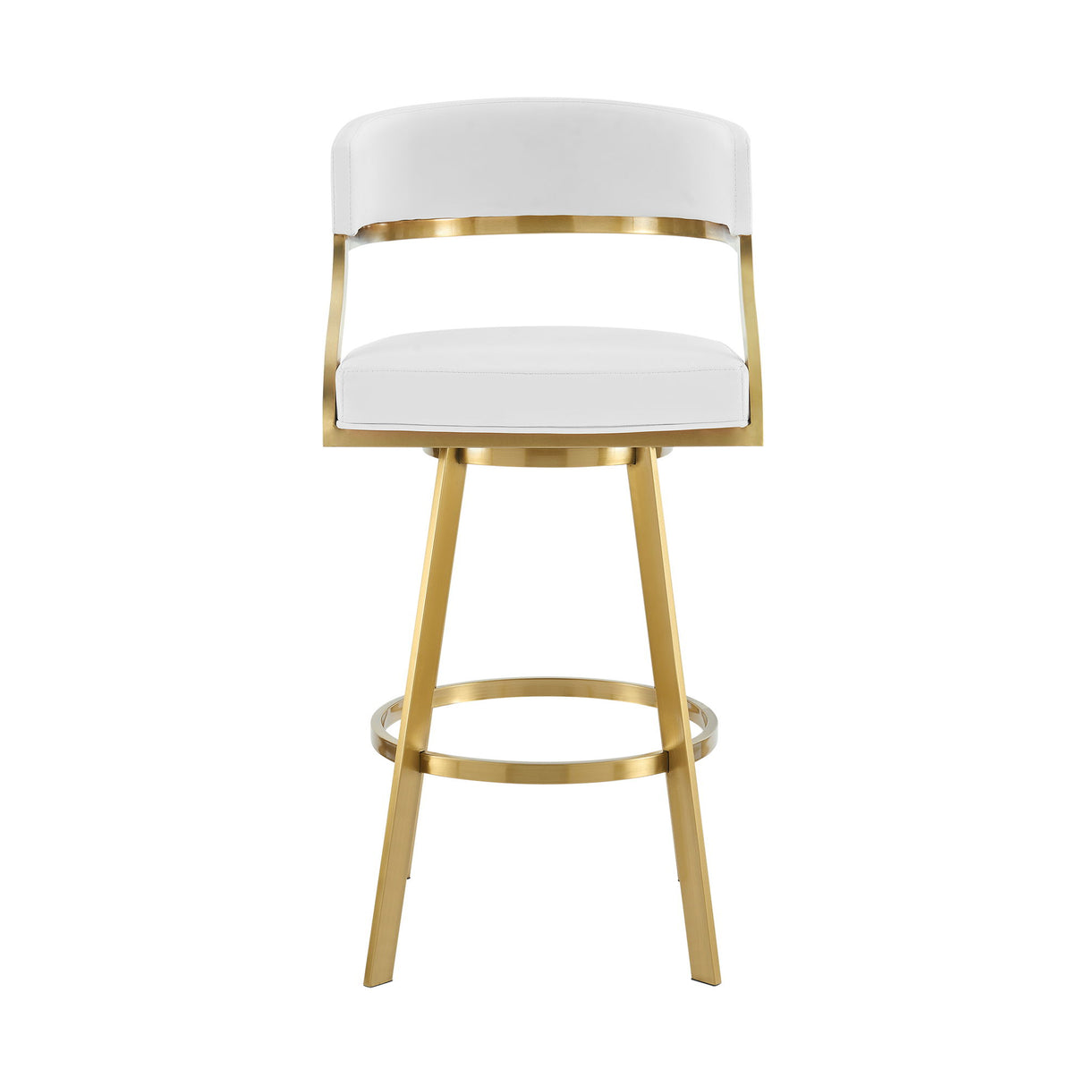 Saturn - Swivel Stool - Gold Legs