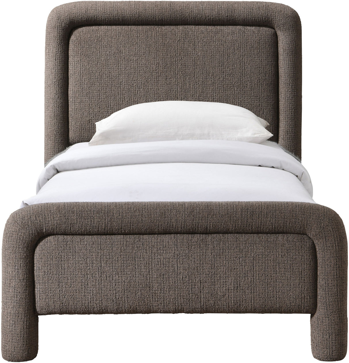 Baylor - Fabric With Interwoven Chenille Upholstered Bed
