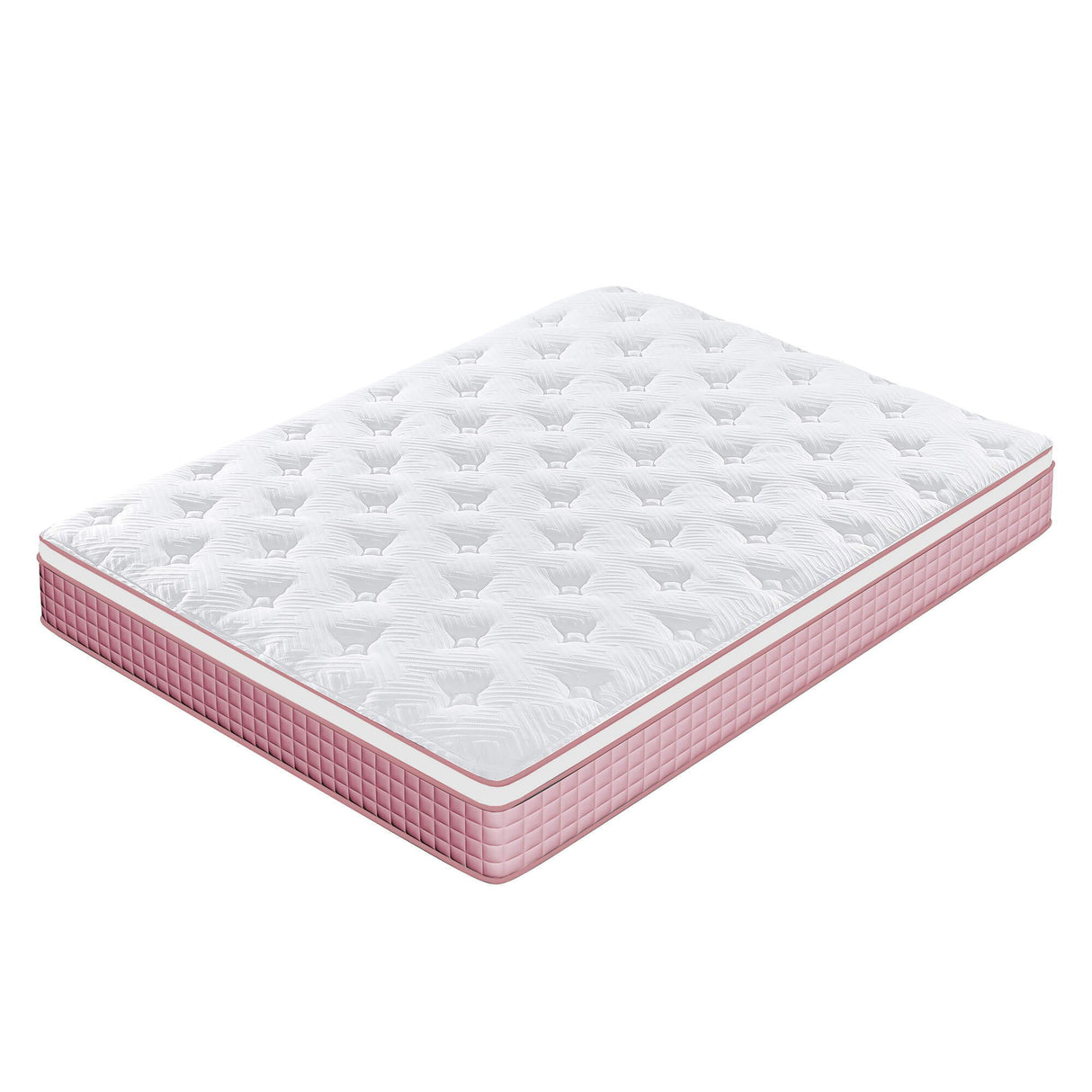 12" Hybrid Mattress With Individual Pocket Spring, Comortable Memory Foam