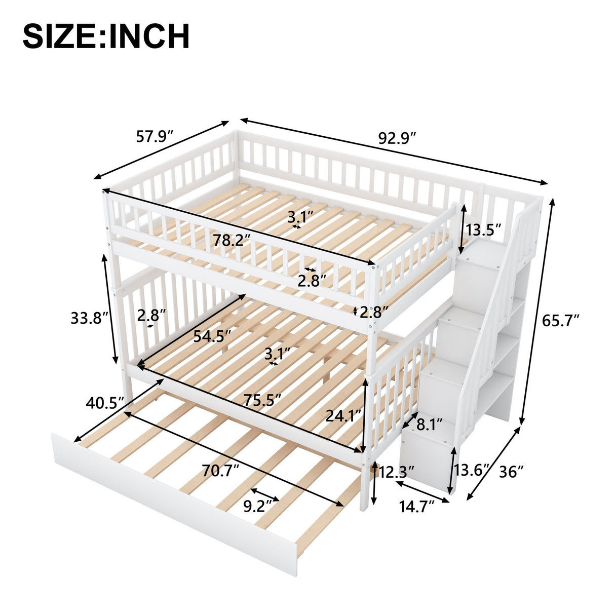 Bunk Bed With Staircase