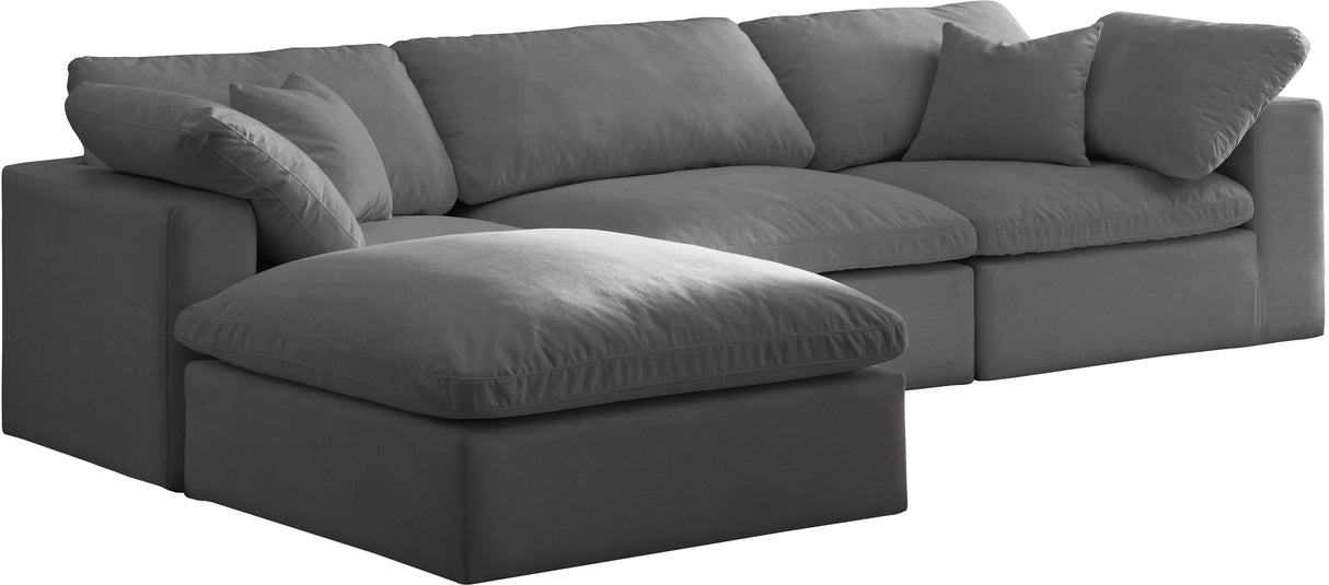 Cozy - 4 Piece Modular Sectional With Chaise