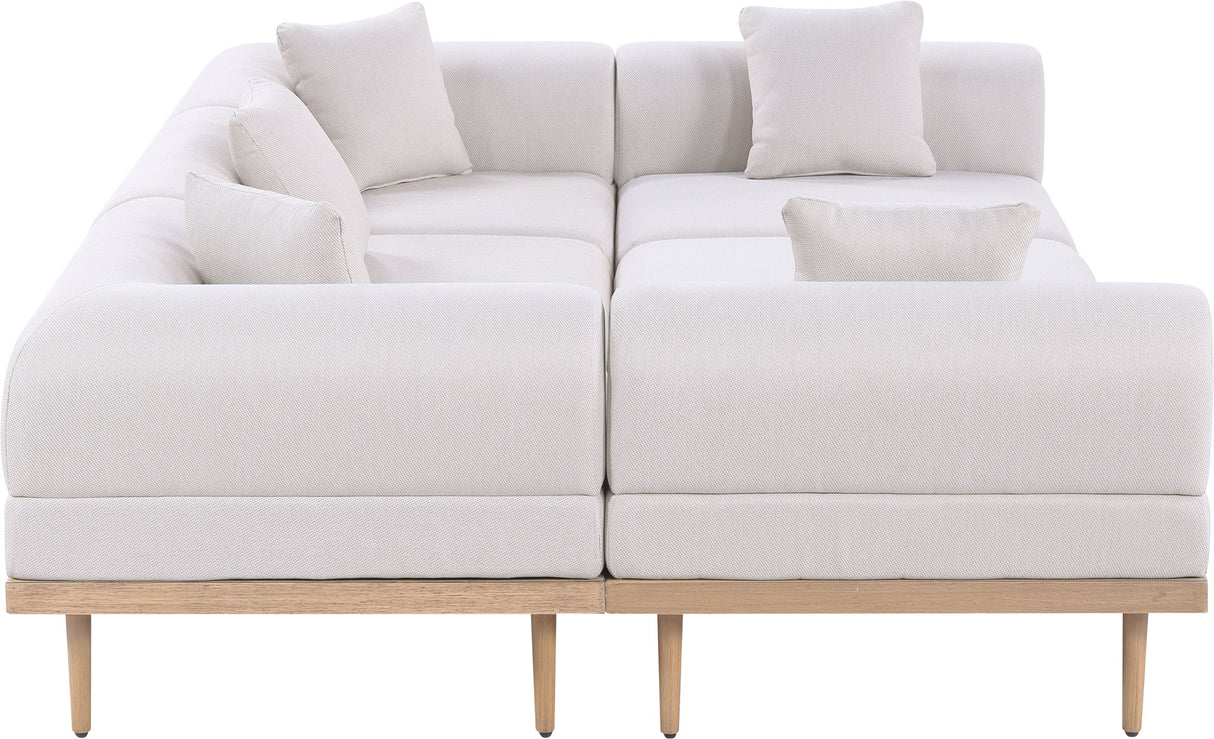 Laguna - 6 Piece 142" Outdoor Patio Modular Sectional