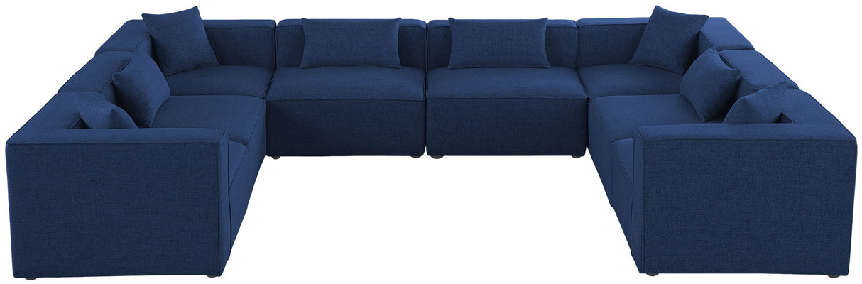 Cube - Linen 8 Piece Modular Sectional
