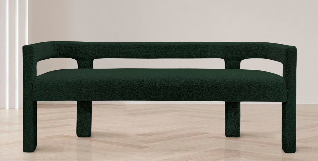 Athena - Boucle Fabric Bench