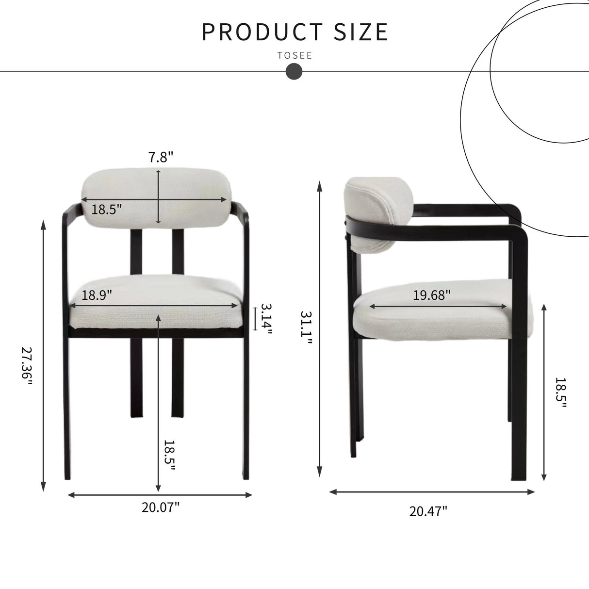 Dining Arm Chairs (Set of 2)