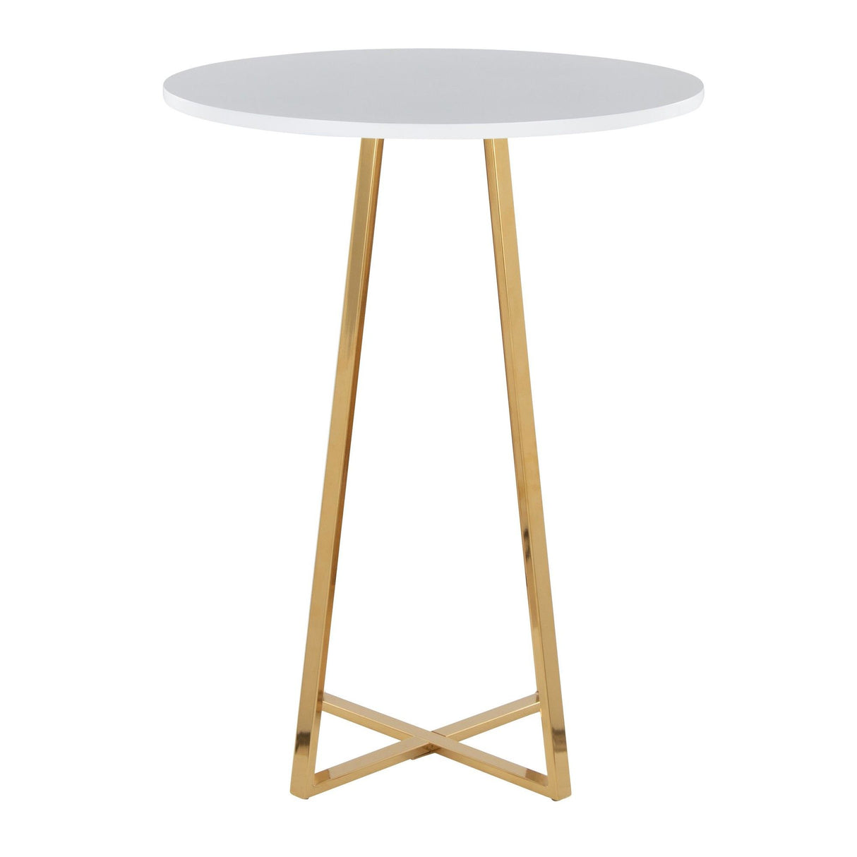 Cosmo - Counter Table - Gold Metal