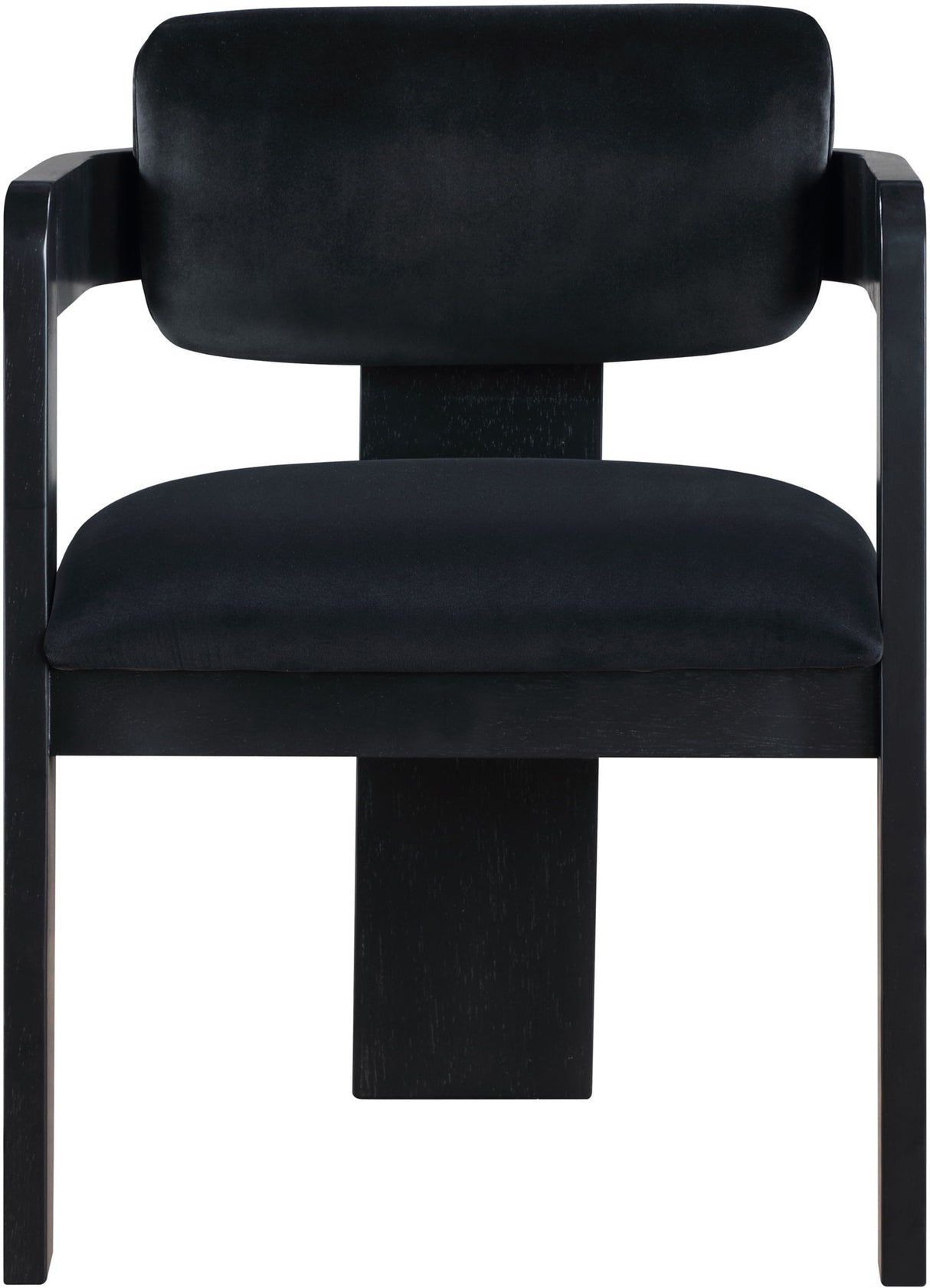 Sacha - Velvet Dining Chair With Black Base (Set of 2)