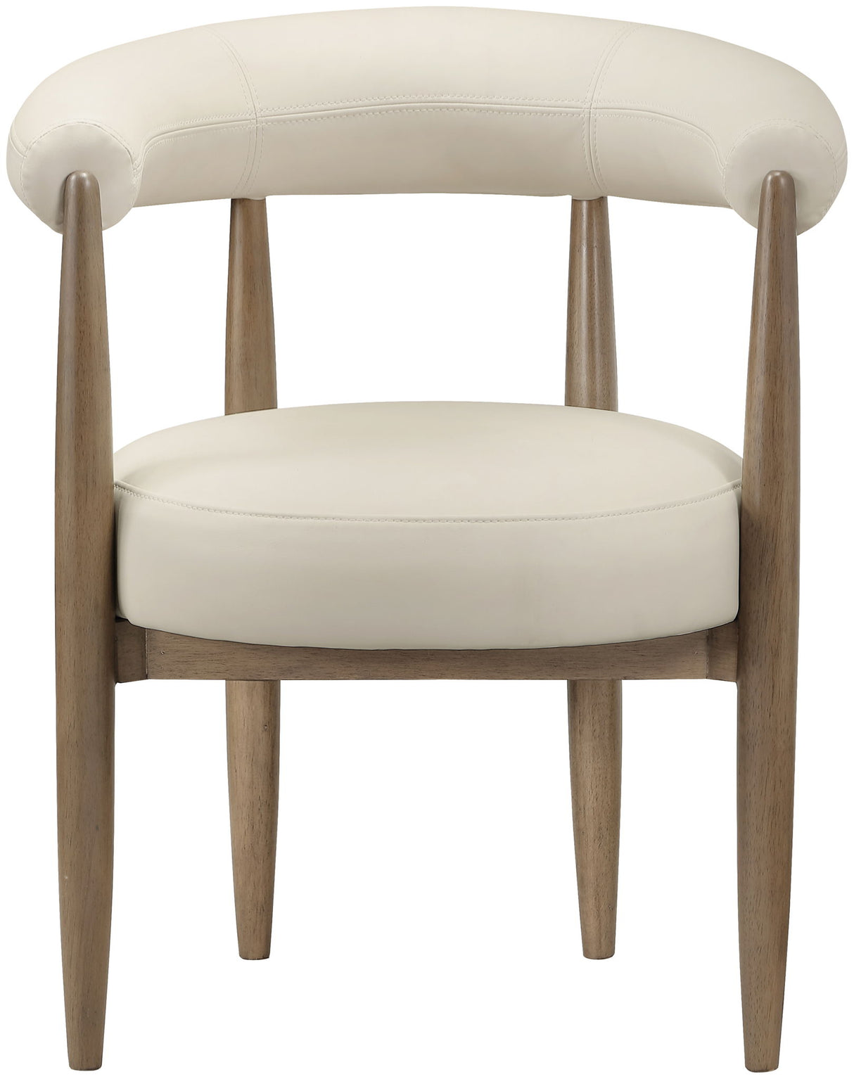 Sable - Vegan Leather Upholstered Dining Chair (Set of 2) - Brown Base