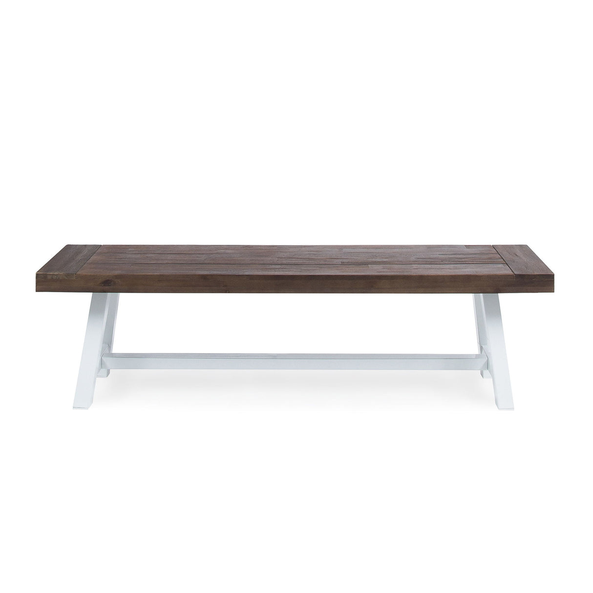 Tranquilizer - Outdoor Acacia Wood Bench With Slat Panel Design