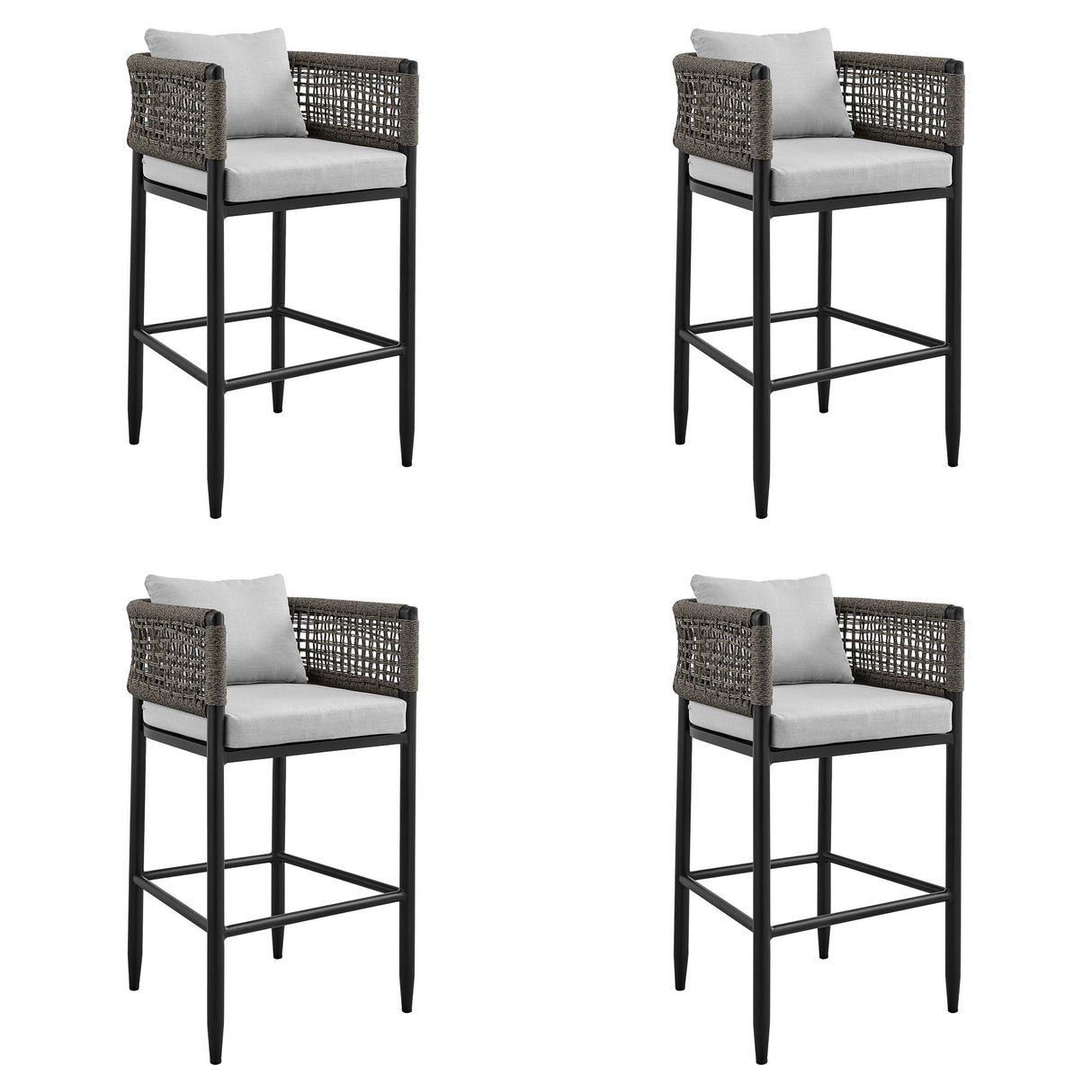 Alegria - Outdoor Patio Counter Height Bar Stool Set of 2