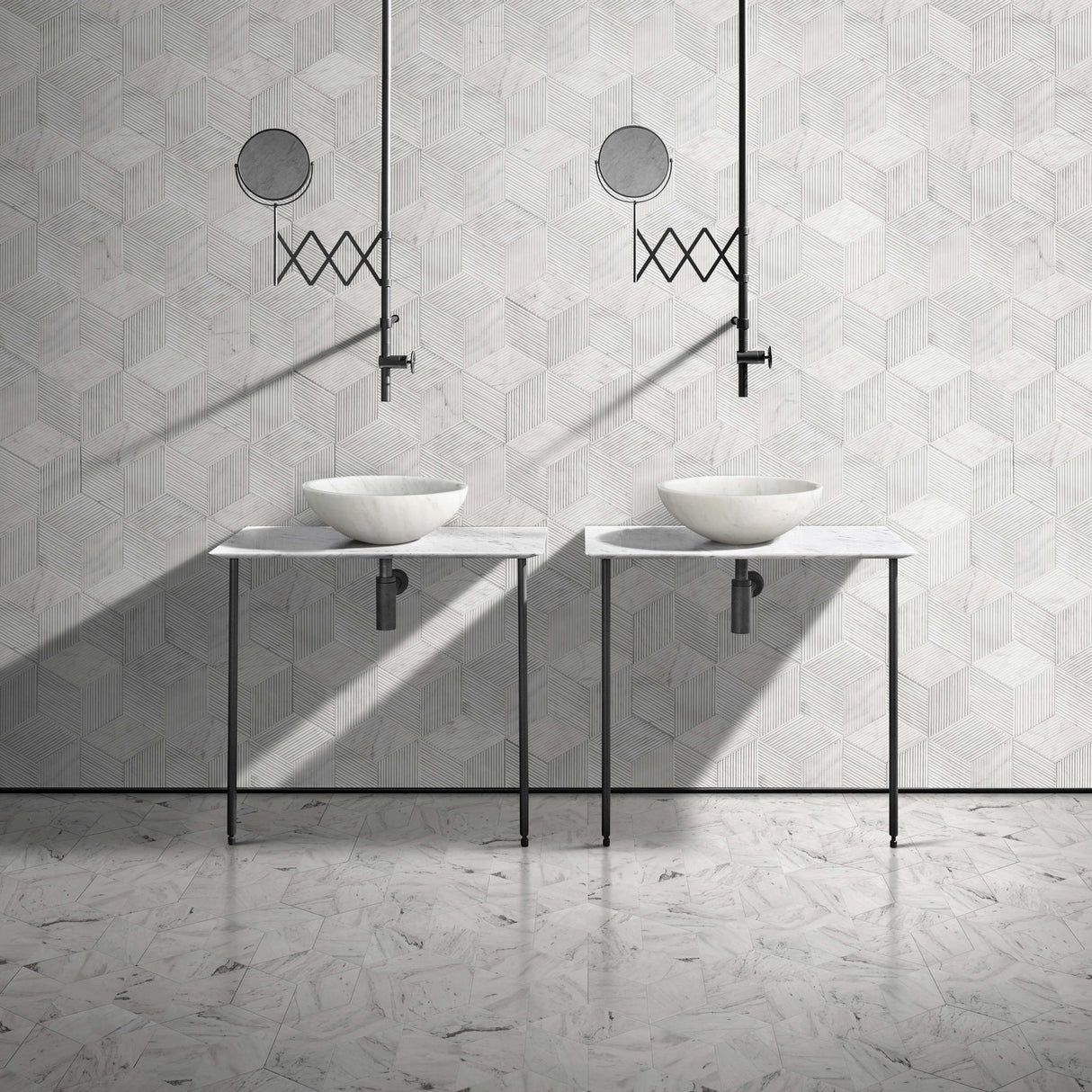 Bathroom Vessel Sink, Circular Design