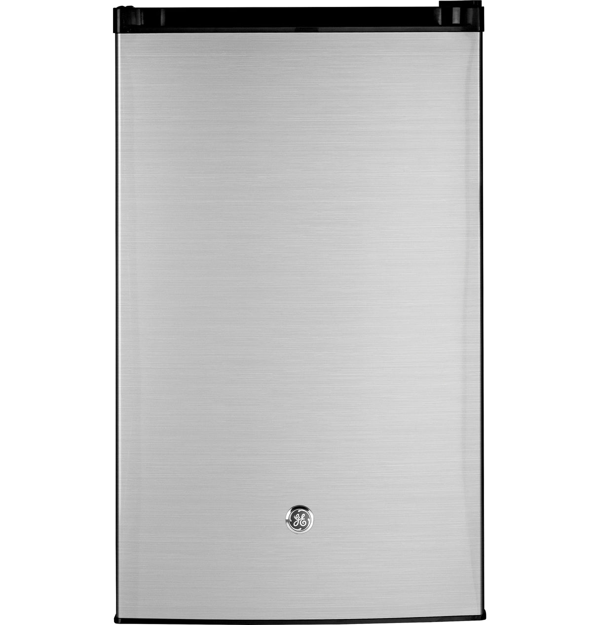 GE GME04GLKLB - 20 in. 4.4 cu. ft. Mini Fridge with Freezer Compartment - Clean Steel