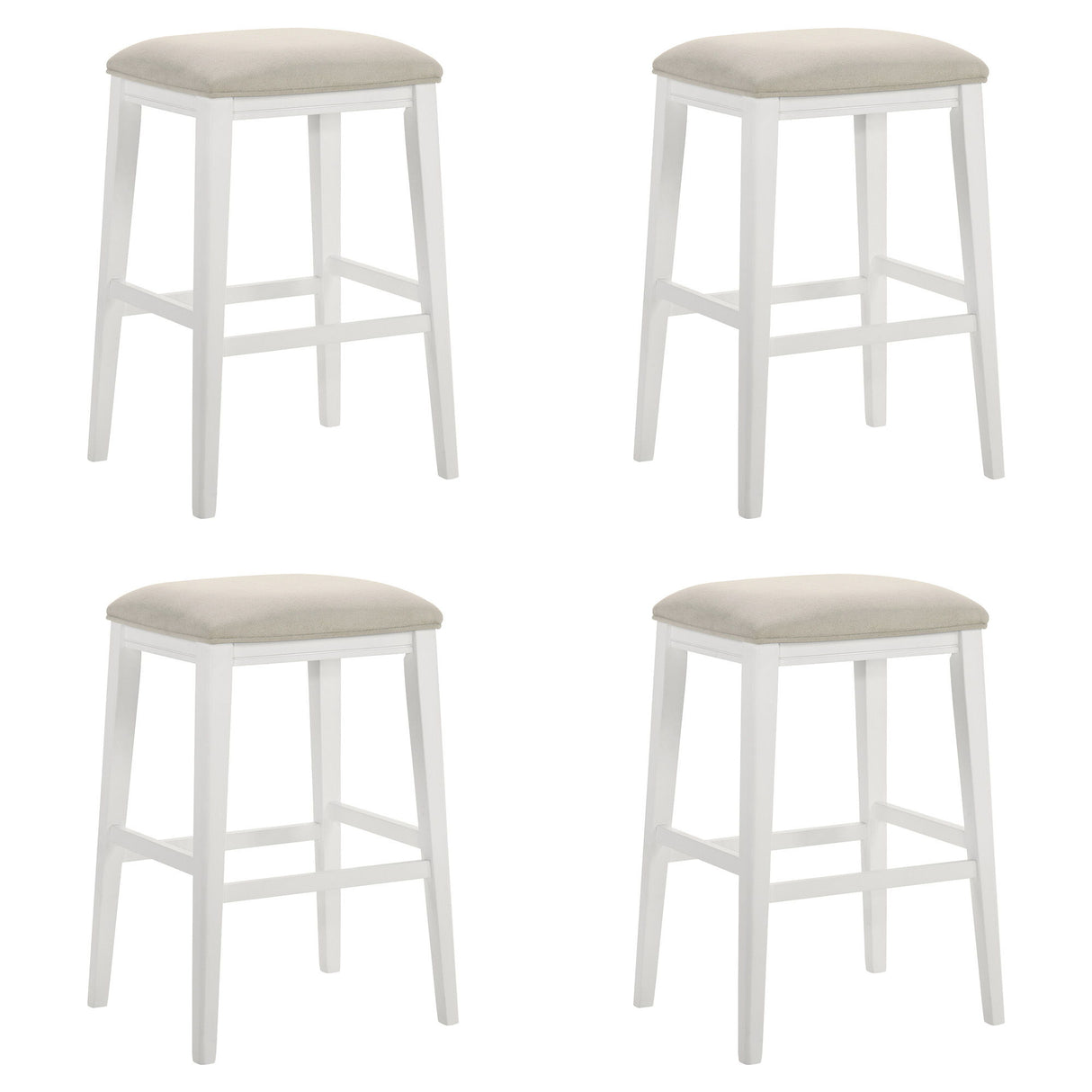Jane - Contemporary Transitional Wood Bar Height Kitchen Bar Stool