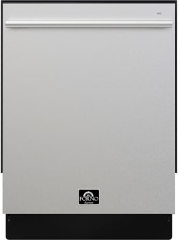 Forno Espresso Romano FDWBI803524S 24 Inch Fully Integrated Built-In Dishwasher with 14 Place Setting Capacity, 7 Wash Cycles, 52 dBA, Leak Protection and ENERGY STAR® Certified: Stainless Steel