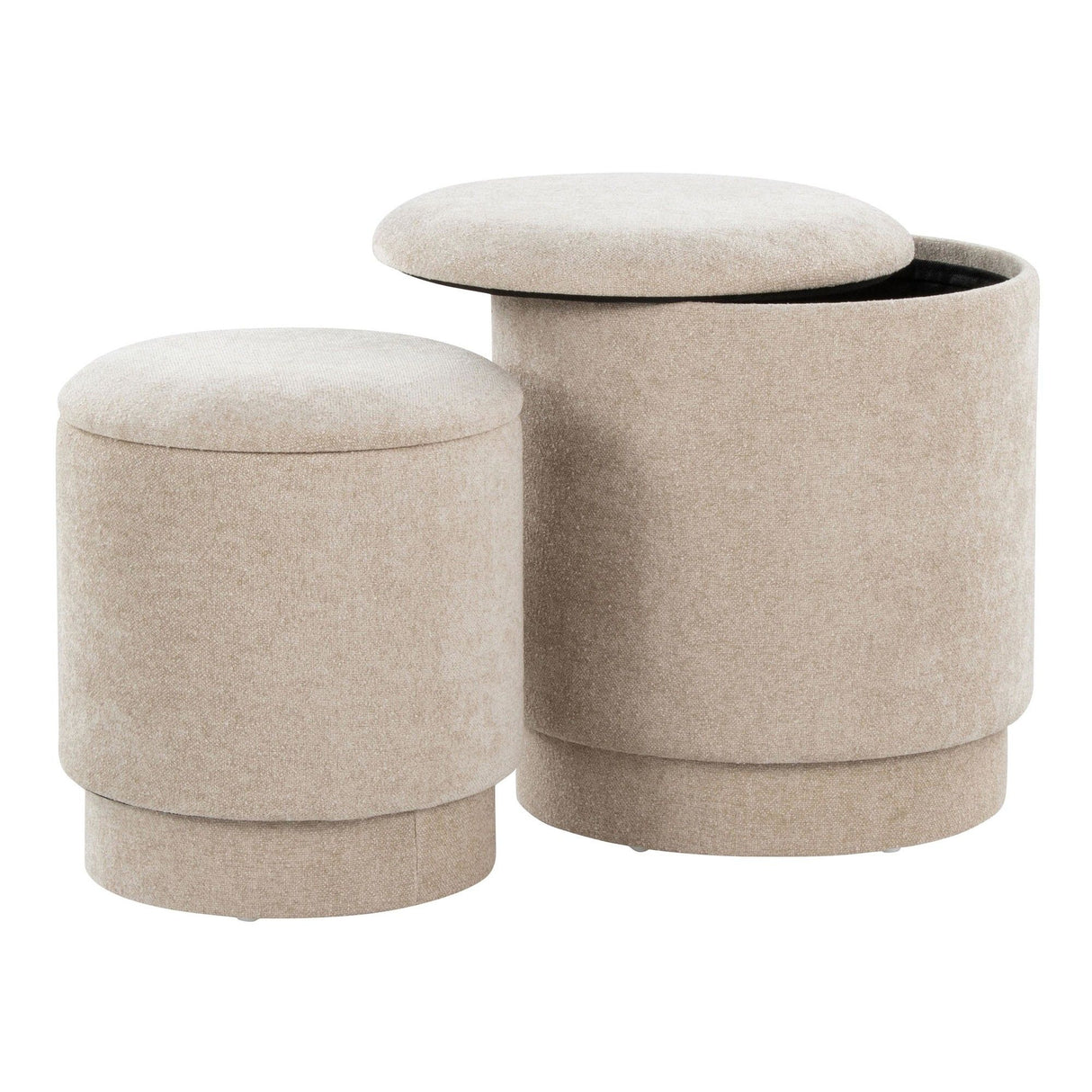 Marla - Upholstered Ottoman Set (Set of 2)