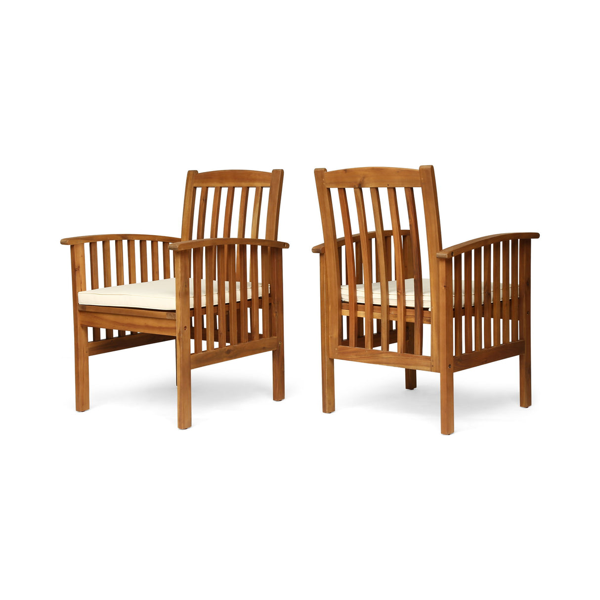 Casa - Acacia Dining Chair Set With Cushions,