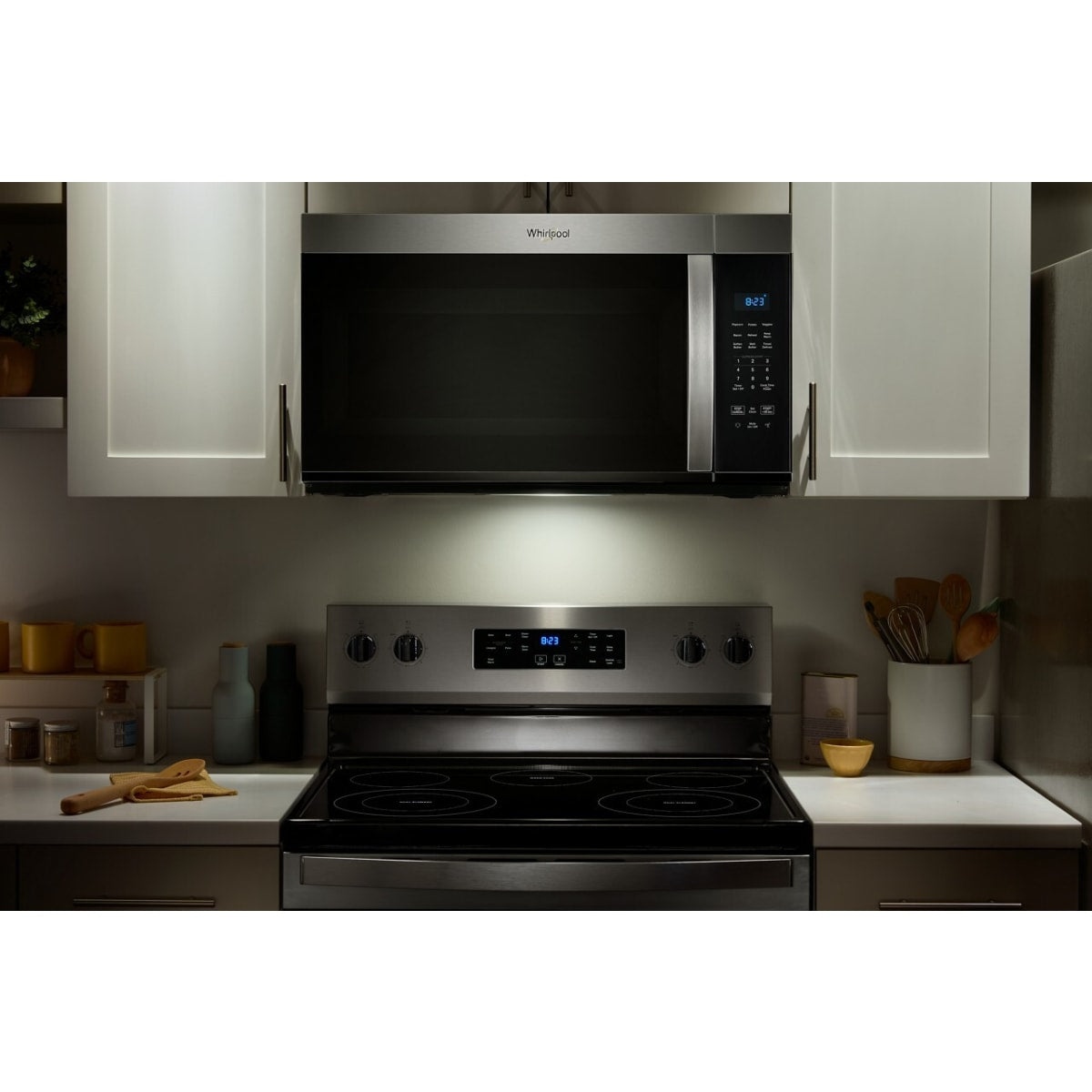 Whirlpool WMMS3130RS 30 in. 1.7 cu. ft. 1000W Over-the-Range Microwave with 300 CFM - Stainless Steel