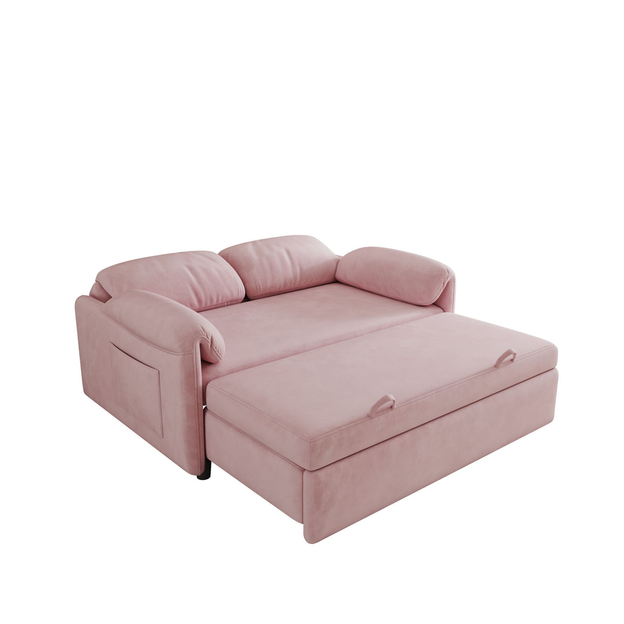 Sofa, Dual Purpose Lounge With Retractable Queen Size Bed