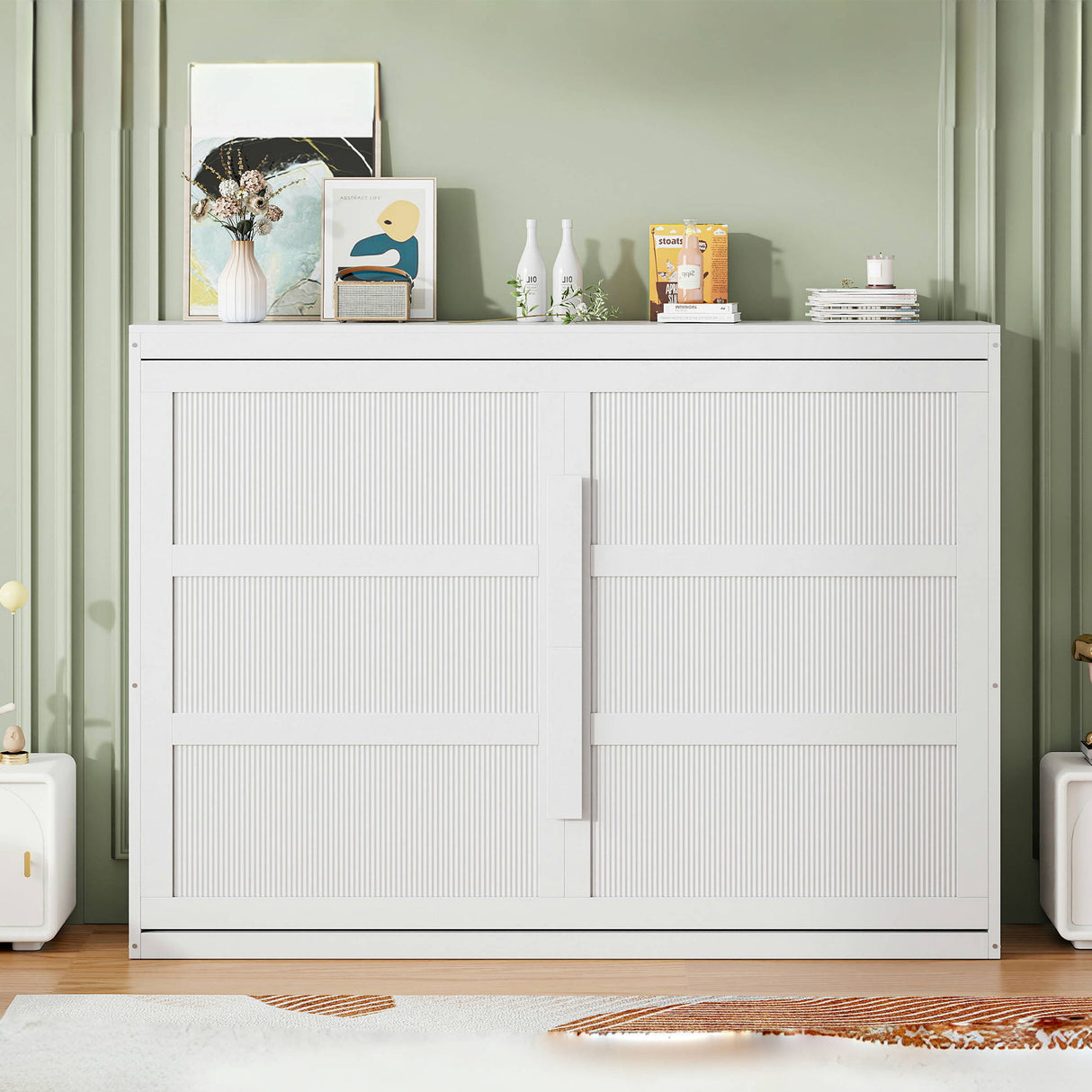 Murphy Wall Bed Modern Design With LED Lights