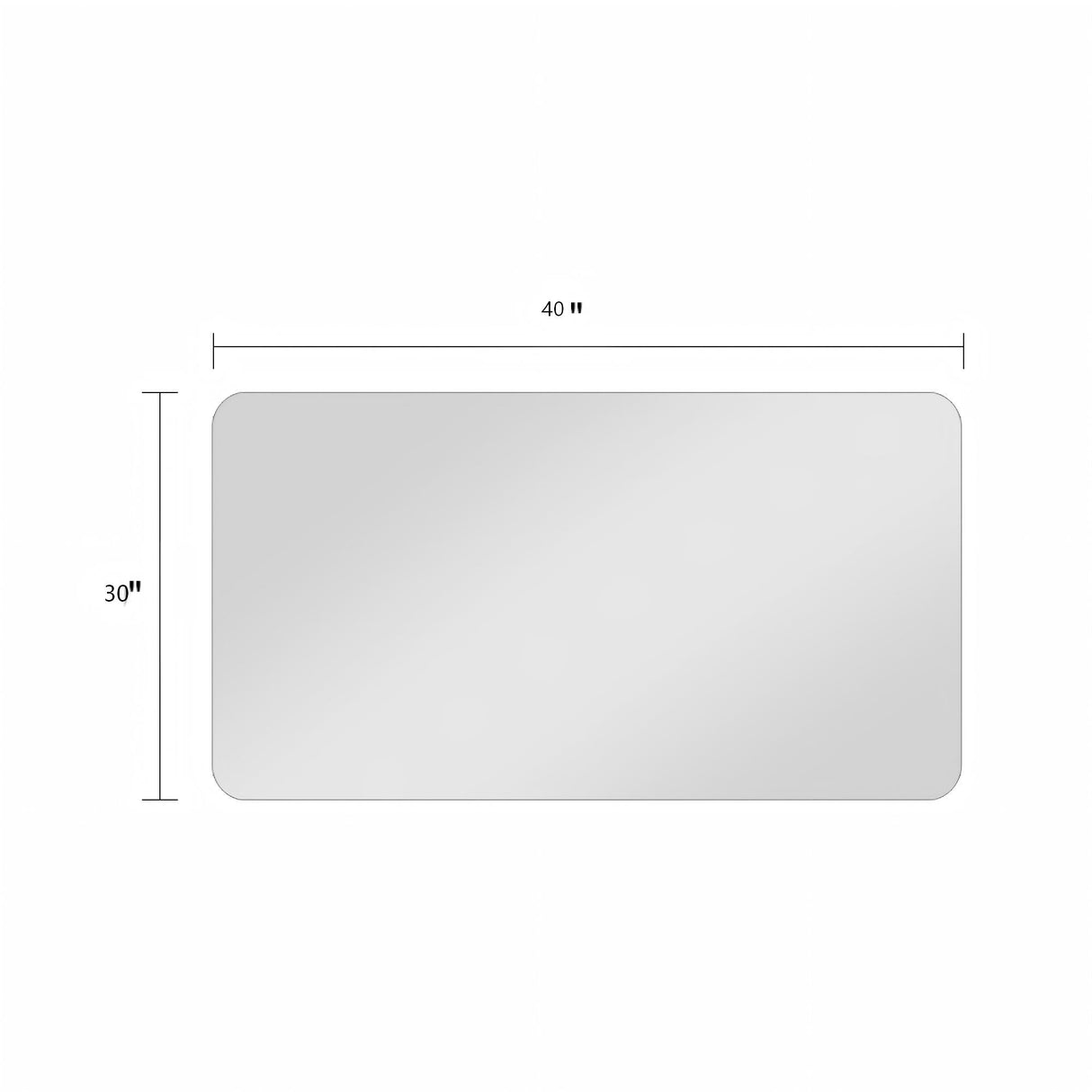 Bathroom Vanity Mirror, Wall-Mounted Mirror For Bathroom Anti-Fog, Waterproof